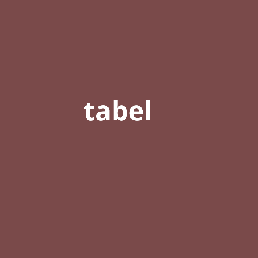tabel